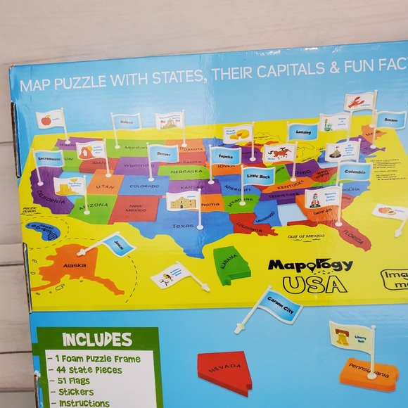 Mapology USA with capitals, puzzle - Picture 2 of 7